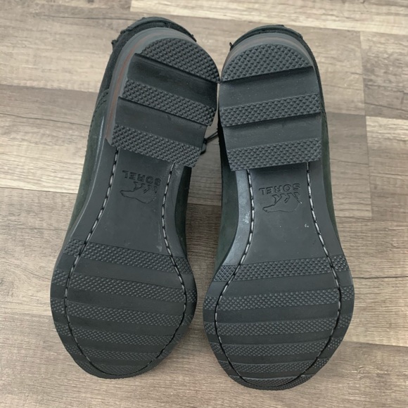 New Sorel Lolla Suede Leather Black Booties - Picture 10 of 13